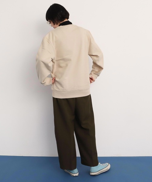 I am I in fact...（アイアムアイインファクト）の「EBI PILAF スウェット（スウェット・レディース・ベージュ/ピンク・FREE）」の20枚目の写真