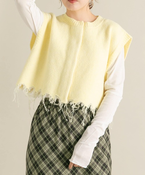 KBF(ケイビーエフ)の「シアーメロートップス(Tシャツ/カットソー・レディース・ブラウン/オフホワイト/ブルー系その他/レッド系その他・ONE)」の7枚目の写真