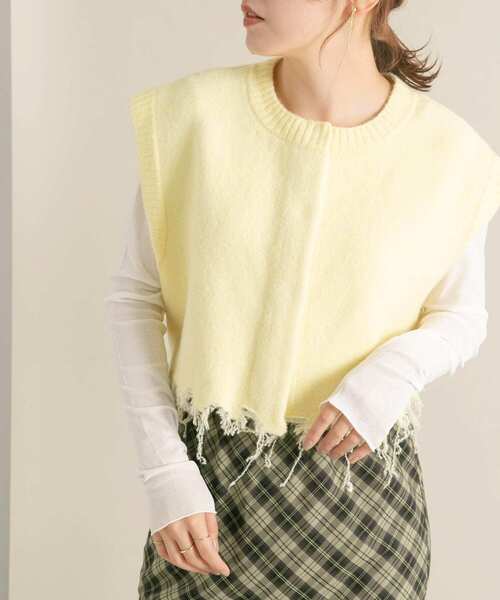 KBF(ケイビーエフ)の「シアーメロートップス(Tシャツ/カットソー・レディース・ブラウン/オフホワイト/ブルー系その他/レッド系その他・ONE)」の8枚目の写真