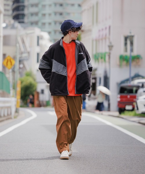 niko and...（ニコアンド）の「ワンポイント裏起毛クルーネックプルオーバー（スウェット・メンズ・ブラック/オフホワイト/ブルー/オレンジ/グリーン・MEDIUM/BIG(L)）」の14枚目の写真