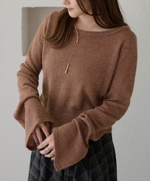 【apres jour clair】スパンコールラメシアーニット