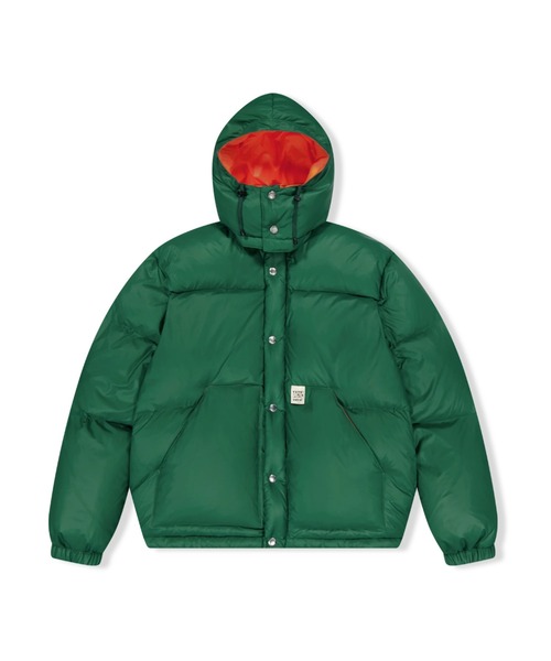 YESEYESEE(イエスアイシー)の「Hooded Down Jacket(ダウンジャケット/コート・メンズ・グリーン/グリーン系その他/イエロー/ブラック・MEDIUM/LARGE)」の11枚目の写真