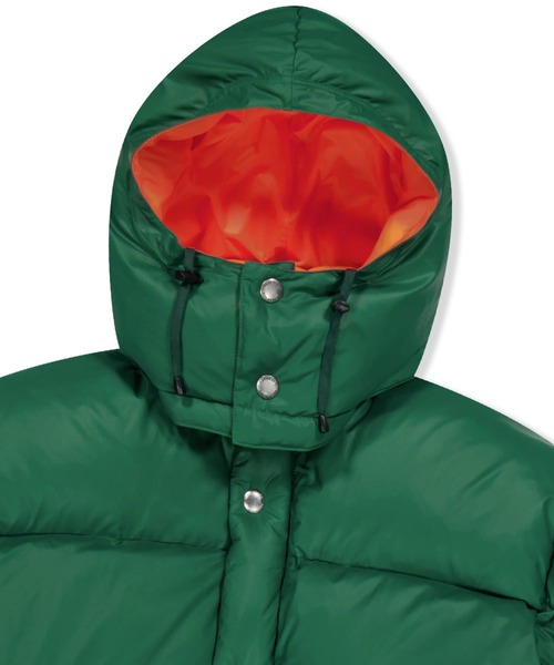YESEYESEE(イエスアイシー)の「Hooded Down Jacket(ダウンジャケット/コート・メンズ・グリーン/グリーン系その他/イエロー/ブラック・MEDIUM/LARGE)」の15枚目の写真
