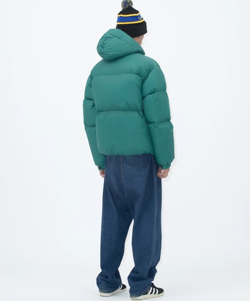 YESEYESEE(イエスアイシー)の「Hooded Down Jacket(ダウンジャケット/コート・メンズ・グリーン/グリーン系その他/イエロー/ブラック・MEDIUM/LARGE)」の7枚目の写真