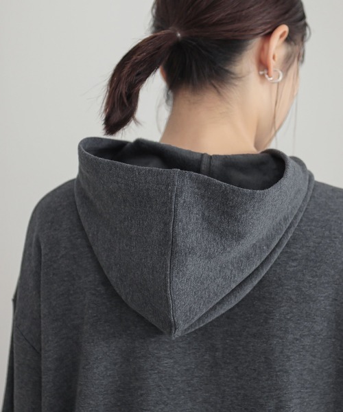 n'OrLABEL（ノアールレーベル）の「『裏シャギー袖ボリュームパーカー』（パーカー・レディース・ライトベージュ/チャコールグレー/ブラック/ネイビー・FREE）」の22枚目の写真