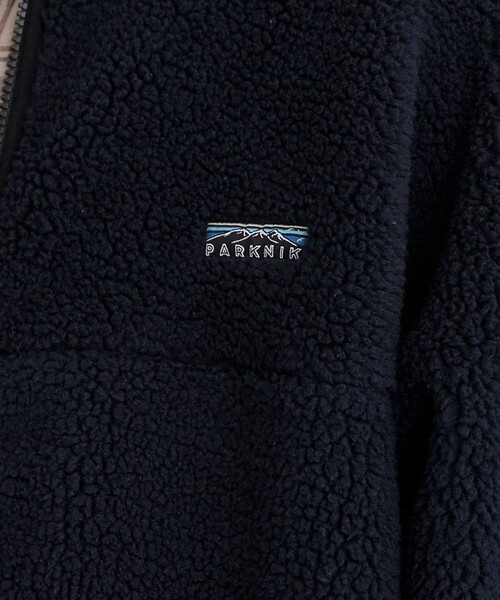 coen（コーエン）の「＜Parknik＞スタンドカラーボアブルゾン（ブルゾン・メンズ・オフホワイト/ネイビー・S/XL/L/M）」の14枚目の写真