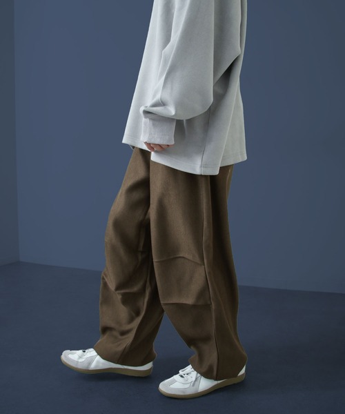 NILWAY(ニルウェイ)の「ポリツイルパラシュートパンツ(その他パンツ・メンズ・ネイビー/ブラック/グレー/ブラウン・X-LARGE/LARGE/MEDIUM/SMALL)」の3枚目の写真