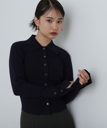 ◆フレアカフスポロニット