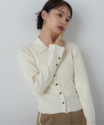 N.（N. Natural Beauty Basic） | ◆フレアカフスポロニット(ニット/セーター)