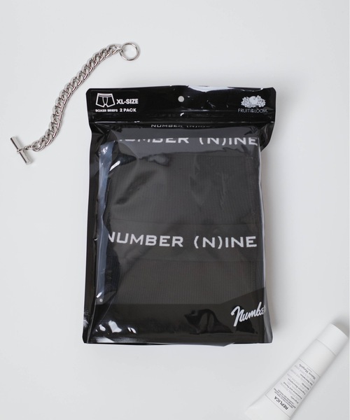 NUMBER (N)INE（ナンバーナイン）の「FRUIT OF THE LOOM / FTLxNUMBER(N)INE 2パックワッフルボクサーショーツ / 80754500（ボクサーパンツ・レディース・ブラック/グレー・MEDIUM/LARGE/X-LARGE）」の10枚目の写真