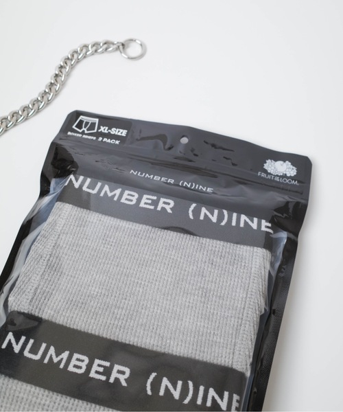 NUMBER (N)INE（ナンバーナイン）の「FRUIT OF THE LOOM / FTLxNUMBER(N)INE 2パックワッフルボクサーショーツ / 80754500（ボクサーパンツ・レディース・ブラック/グレー・MEDIUM/LARGE/X-LARGE）」の6枚目の写真