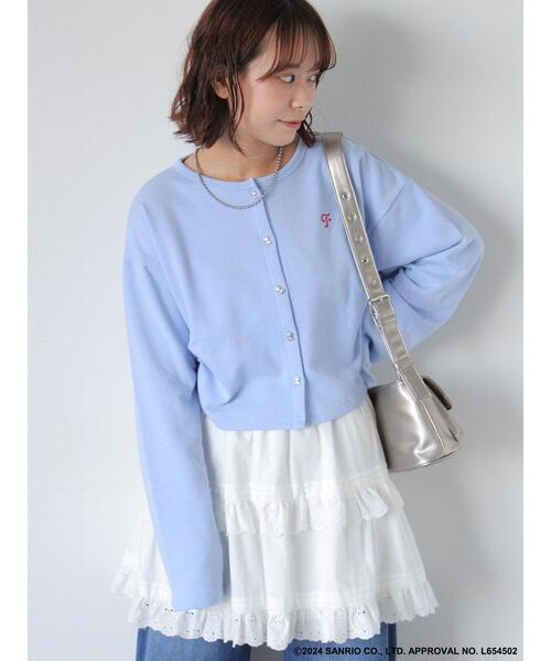 ehka sopo(エヘカソポ)の「【サンリオキャラクターズ】タイニーチャム/レースミニスカート(スカート・レディース・ブラック/オフホワイト・F)」の11枚目の写真