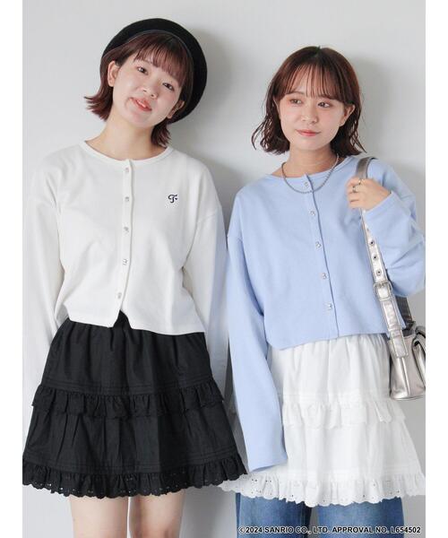 ehka sopo(エヘカソポ)の「【サンリオキャラクターズ】タイニーチャム/レースミニスカート(スカート・レディース・ブラック/オフホワイト・F)」の21枚目の写真