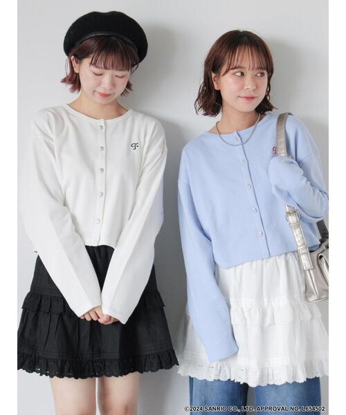 ehka sopo(エヘカソポ)の「【サンリオキャラクターズ】タイニーチャム/レースミニスカート(スカート・レディース・ブラック/オフホワイト・F)」の22枚目の写真