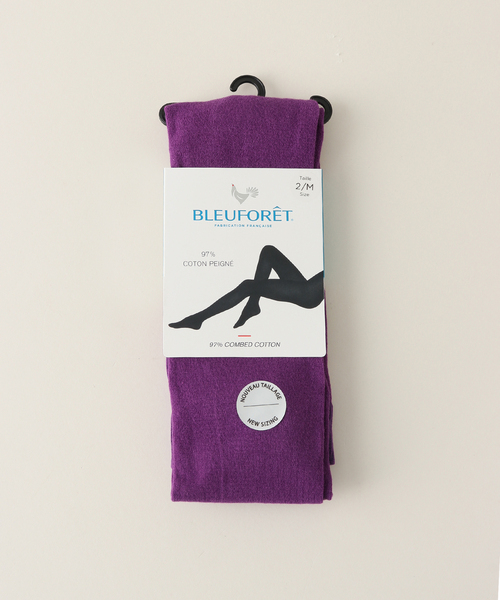 Spick & Span(スピックアンドスパン)の「BLEU FORET / ブルーフォレ VELVET COMBED COTTON TIGHTS 3213(タイツ/ストッキング・レディース・チャコールグレー/グレー/パープル/レッド・MEDIUM)」の1枚目の写真