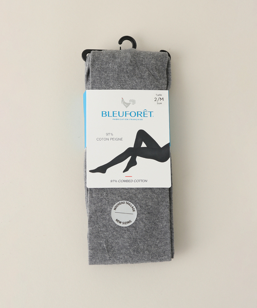 Spick & Span(スピックアンドスパン)の「BLEU FORET / ブルーフォレ VELVET COMBED COTTON TIGHTS 3213(タイツ/ストッキング・レディース・チャコールグレー/グレー/パープル/レッド・MEDIUM)」の3枚目の写真