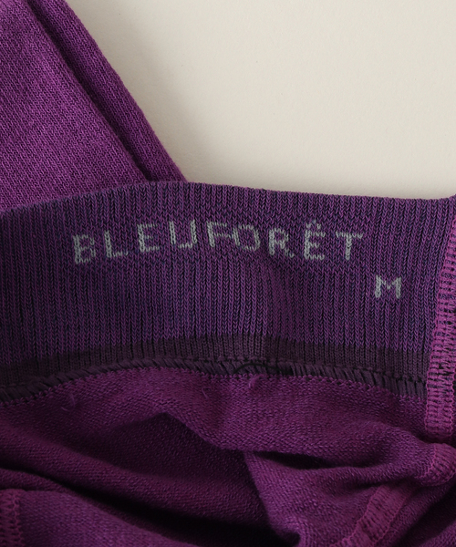 Spick & Span(スピックアンドスパン)の「BLEU FORET / ブルーフォレ VELVET COMBED COTTON TIGHTS 3213(タイツ/ストッキング・レディース・チャコールグレー/グレー/パープル/レッド・MEDIUM)」の5枚目の写真