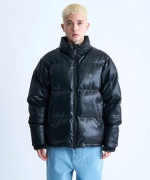 24 FL PADDED JACKET/DCエコレザーダウンライクジャケット