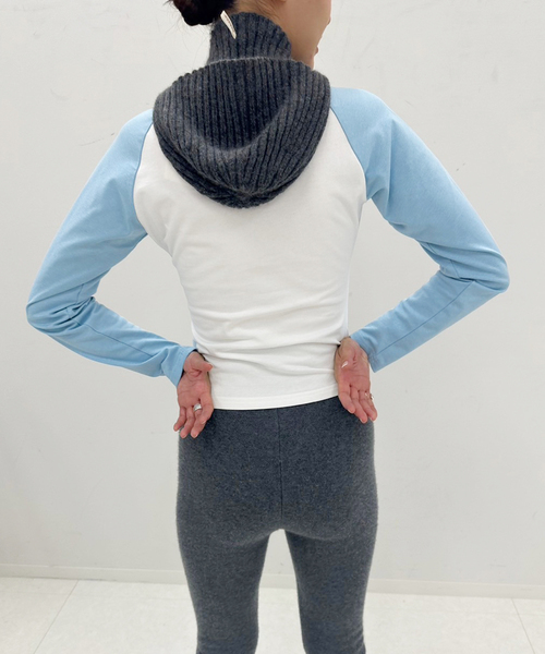 EDIT. FOR LULU(エディットフォールル)の「【YUHAN WANG/ユハン ワン】cat raglan long sleeve top(Tシャツ/カットソー・レディース・ホワイト・SMALL)」の3枚目の写真