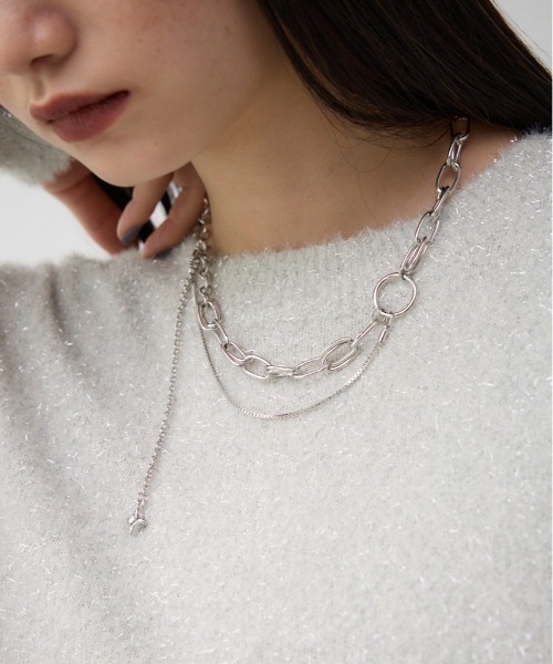moussyシルバーネックレス moussyシルバーネックレス