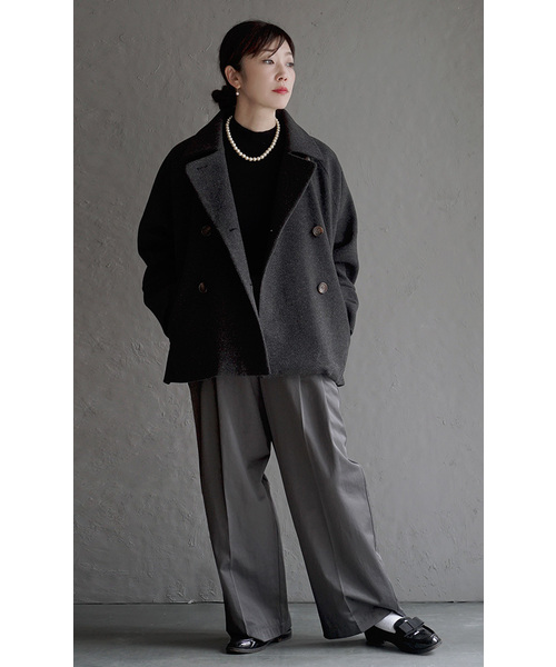 apartment department(アパートメントデパートメント)の「キッドモヘア タートルネックプルオーバー(ニット/セーター・レディース・ブラウン/オフホワイト/ブラック・フリー)」の20枚目の写真