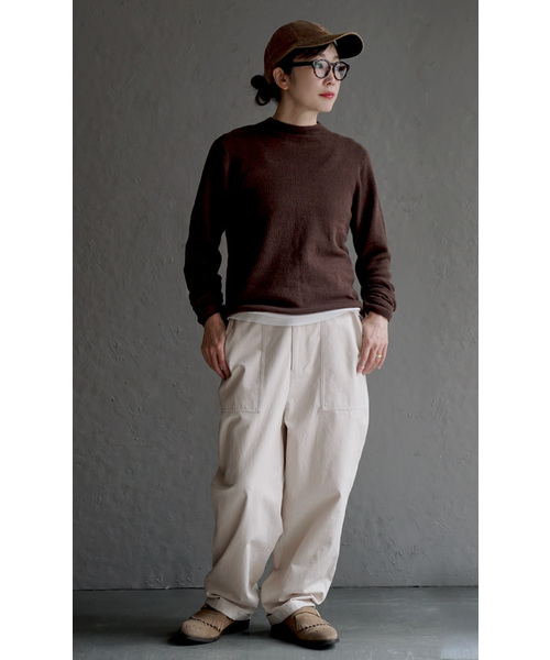 apartment department(アパートメントデパートメント)の「キッドモヘア タートルネックプルオーバー(ニット/セーター・レディース・ブラウン/オフホワイト/ブラック・フリー)」の11枚目の写真
