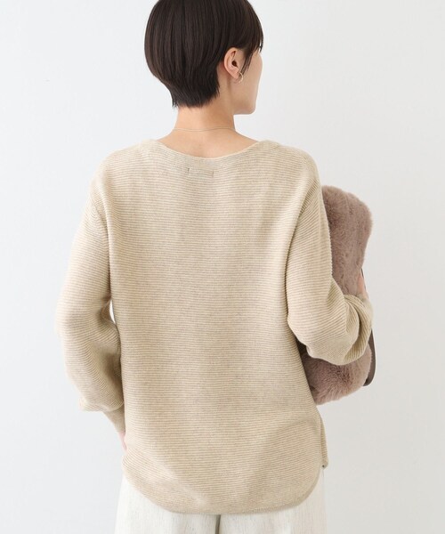 INDIVI ニット INDIVI（インディヴィ） ニット セーター 「洗える／無縫製／6色展開