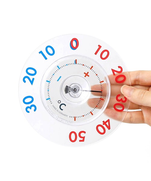 HIGHTIDE(ハイタイド)の「TFA Dostmann TFA ドストマン Analogue window thermometer TWATCHER XL 14.6014 アナログ ウィンドウ サーモメーター XL 14.6014(インテリア雑貨・レディース・クリア・FREE)」の1枚目の写真