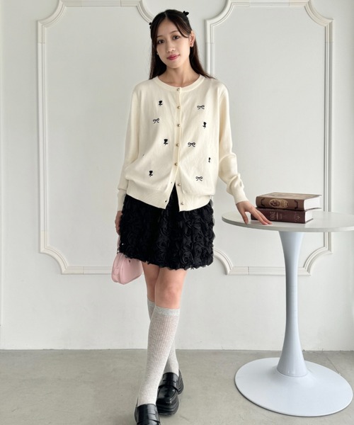 ⋈ribbon-bon⋈  マーガレットハウエル ニットカーディガン 2 マーガレットハウエル MARGARET HOWELL リネンコットンニット