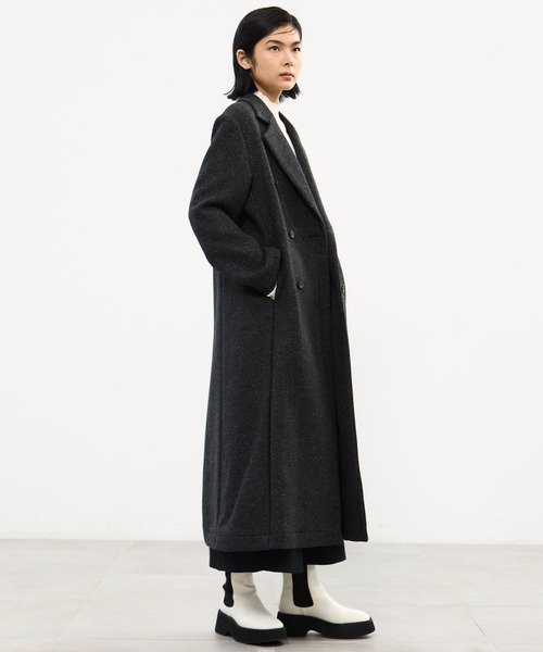 STUDIOUS ブラック チェスターコート サイズ1 STUDIOUS コート チェスターコート 「STUDIOUS/ステュディオス」Silk