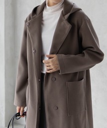 【nAvy】フードロングコート アウター