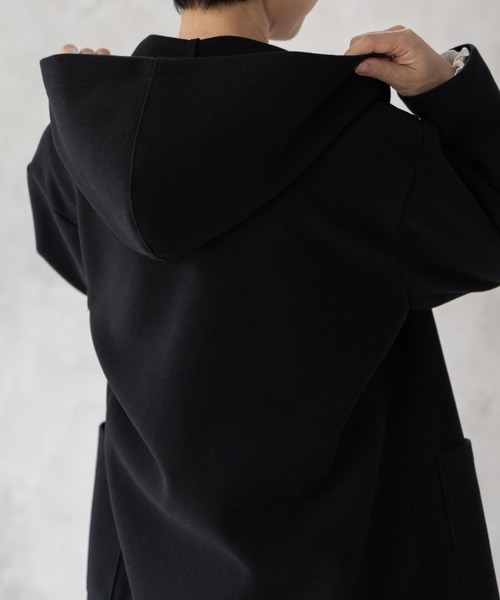 NAVY(ネイビー)の「【nAvy】フードロングコート アウター(その他アウター・レディース・ブラック/モカ/グレー・M/L)」の6枚目の写真