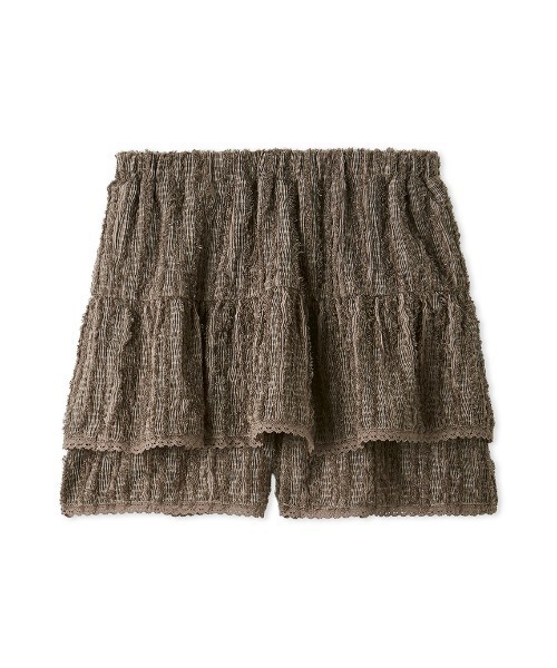 SNIDEL HOME フリンジショートパンツ　新品 FREE モコ セール】フリンジショートパンツ（ルームウェア/パジャマ