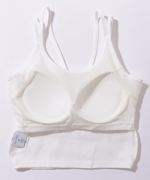 Lace Ladies(レースレディース)の「ソリッドカラー ダブル ストラップ ベーシック ハーフトップ(キャミソール・レディース・グレー/ブラック/ホワイト/キャメル/グリーン・S/M/L/XL)」の16枚目の写真