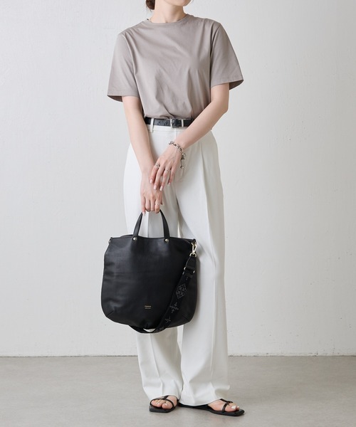 russet｜[A4サイズ対応]レザーシンプルトートバッグ | Rakuten