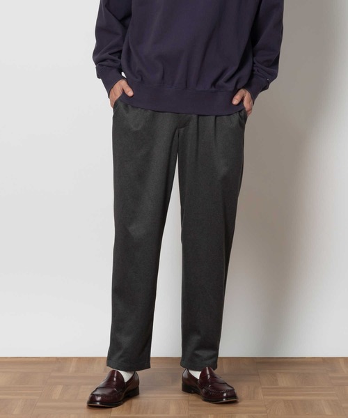 ウールライクテーパードパンツ（スラックス）｜Right-on（ライト