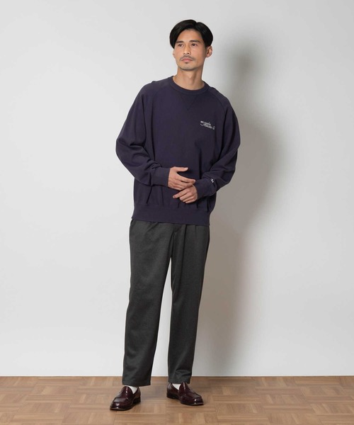 ウールライクテーパードパンツ（スラックス）｜Right-on（ライト