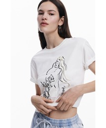 DESIGUAL - 新品✨定価8900円　デシグアル　お洒落なボタニカル柄Tシャツ　M 大特価‼️ フラワーグラニースクエア カーディガン（ニット/セーター