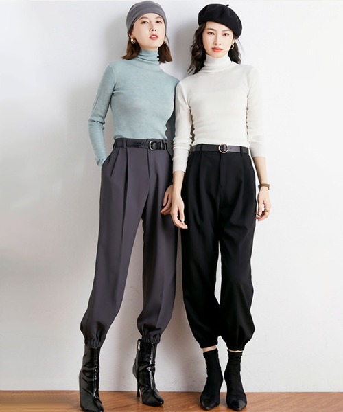 blackdia ocean(ブラックダイヤオーシャン)の「blackdia ocean タートルネックニット(ニット/セーター・レディース・ベージュ/ホワイト/ブラウン/ブラック・SMALL/MEDIUM)」の5枚目の写真