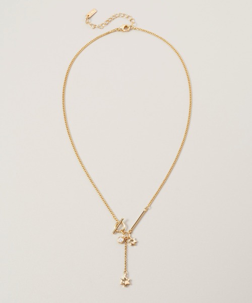 GOLDY(ゴールディ)の「マイクロ アスタリスク ネックレス(ネックレス・レディース・シルバー/ゴールド/シルバー×ゴールド・FREE)」の4枚目の写真