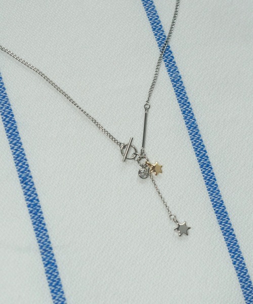 GOLDY(ゴールディ)の「マイクロ アスタリスク ネックレス(ネックレス・レディース・シルバー/ゴールド/シルバー×ゴールド・FREE)」の11枚目の写真