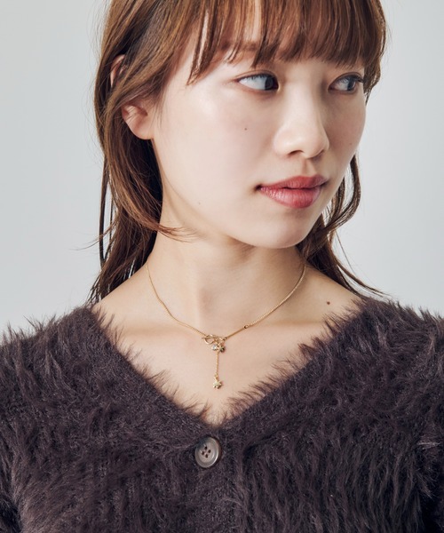 GOLDY(ゴールディ)の「マイクロ アスタリスク ネックレス(ネックレス・レディース・シルバー/ゴールド/シルバー×ゴールド・FREE)」の13枚目の写真