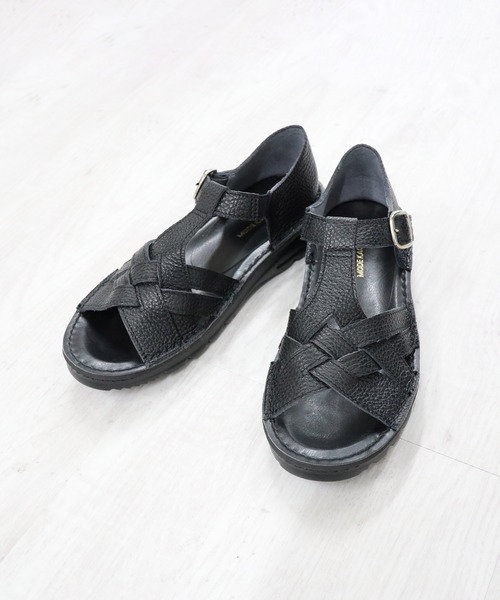 MODE KAORI（モードカオリ）の「【本革】撥水Tストラップサンダル/6135（サンダル・レディース・ブラック/グレイッシュベージュ/アイボリー/ライトブルー・22.5cm/23cm/23.5cm/24cm/24.5cm/25cm）」の18枚目の写真