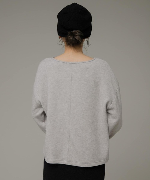 URBAN RESEARCH Sonny Label(アーバンリサーチサニーレーベル)の「ニットライクボリュームスリーブプルオーバー(Tシャツ/カットソー・レディース・ブラック/グレー系その他/ラベンダー・FREE)」の4枚目の写真