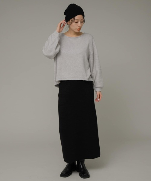 URBAN RESEARCH Sonny Label(アーバンリサーチサニーレーベル)の「ニットライクボリュームスリーブプルオーバー(Tシャツ/カットソー・レディース・ブラック/グレー系その他/ラベンダー・FREE)」の5枚目の写真