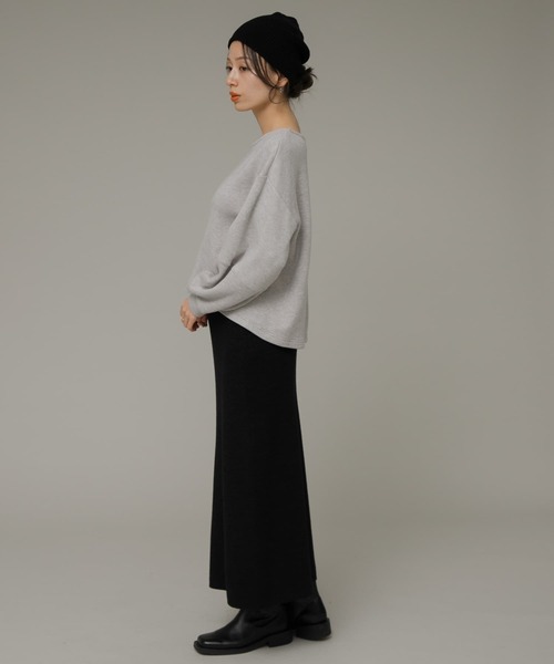 URBAN RESEARCH Sonny Label(アーバンリサーチサニーレーベル)の「ニットライクボリュームスリーブプルオーバー(Tシャツ/カットソー・レディース・ブラック/グレー系その他/ラベンダー・FREE)」の6枚目の写真