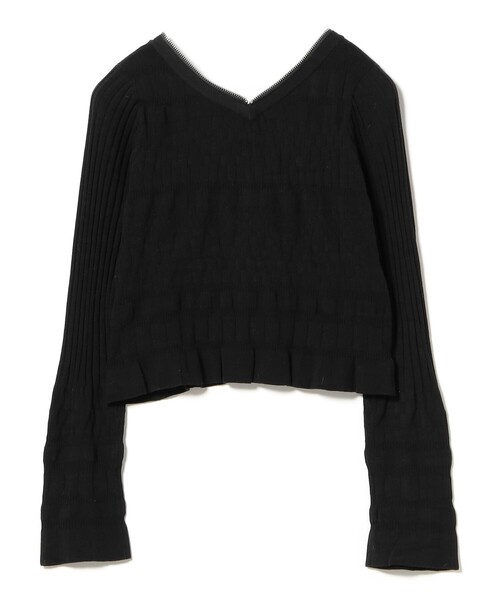 モヘア ブラックVネックカーディガン BEAMS 楽天市場】[送料無料]JUN MIKAMI : [レディース]別注 モヘア V