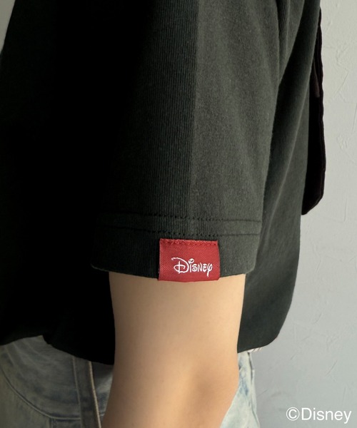 classicalelf(クラシカルエルフ)の「綿100%大人可愛い♪バック「ディズニー」刺繍半袖T(Tシャツ/カットソー・レディース・グレー系1/グレー系2/ホワイト系1/ホワイト系2・LARGE/SMALL/X-LARGE/MEDIUM)」の6枚目の写真