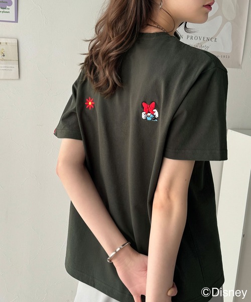 classicalelf(クラシカルエルフ)の「綿100%大人可愛い♪バック「ディズニー」刺繍半袖T(Tシャツ/カットソー・レディース・グレー系1/グレー系2/ホワイト系1/ホワイト系2・LARGE/SMALL/X-LARGE/MEDIUM)」の19枚目の写真