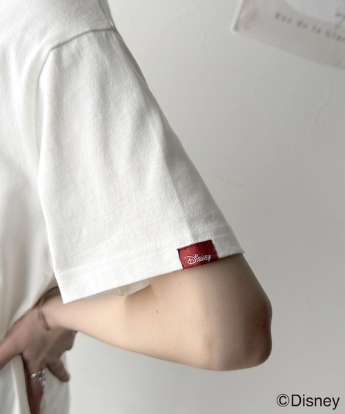 classicalelf(クラシカルエルフ)の「綿100%大人可愛い♪バック「ディズニー」刺繍半袖T(Tシャツ/カットソー・レディース・グレー系1/グレー系2/ホワイト系1/ホワイト系2・LARGE/SMALL/X-LARGE/MEDIUM)」の7枚目の写真